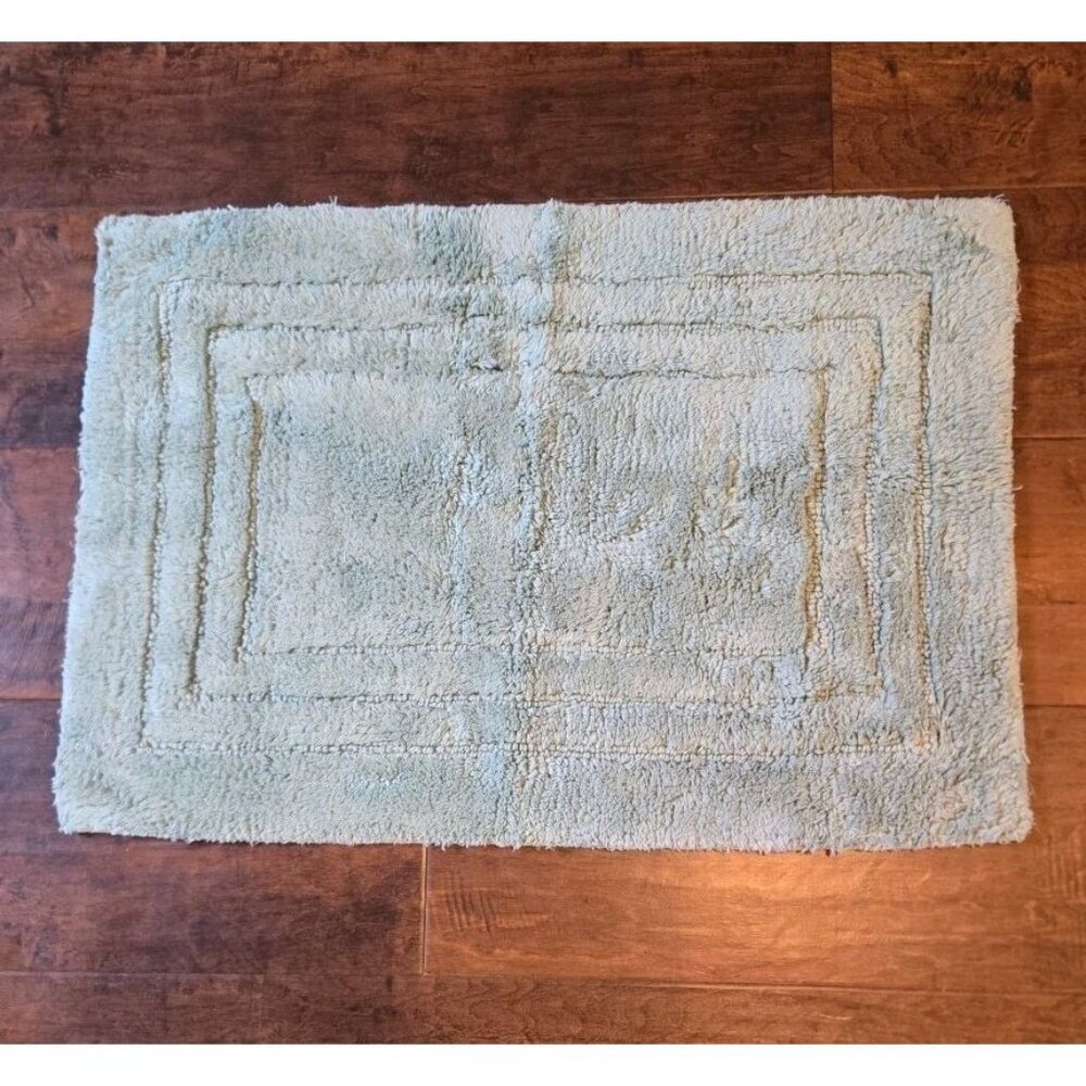 Scott Living Ultra Soft Plush Cotton Bath Rug Sea Green 25 X‎ 17